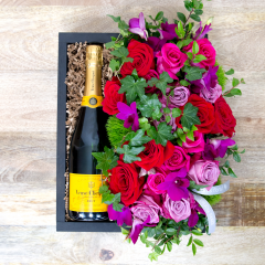 Champagne Flower Crate