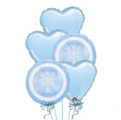 Boys Communion Balloon Bouquet (5)