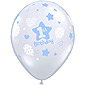 1st Birthday Boy Soft Patterns Balloon