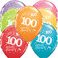 100th A-Round Birthday Balloons