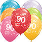 90th A-Round Birthday Balloons