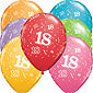 18th A-Round Birthday Balloons