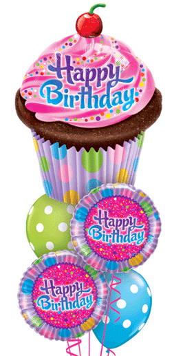 Large Happy Birthday Balloon Bouquet