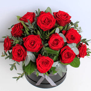 Valentines Roses Hat Box