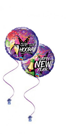 Happy New Year 18 Foil Balloon