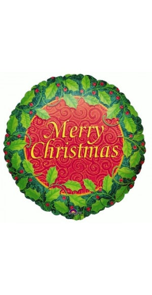 Merry Christmas 18 Foil Balloon