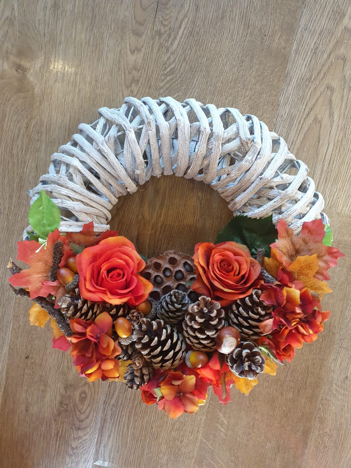 Modern Autumn Wreath