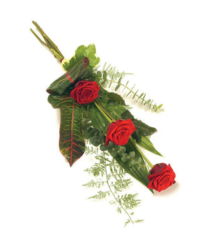 3 Red Rose Sheaf