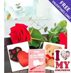 Single Rose Bundle In Vase