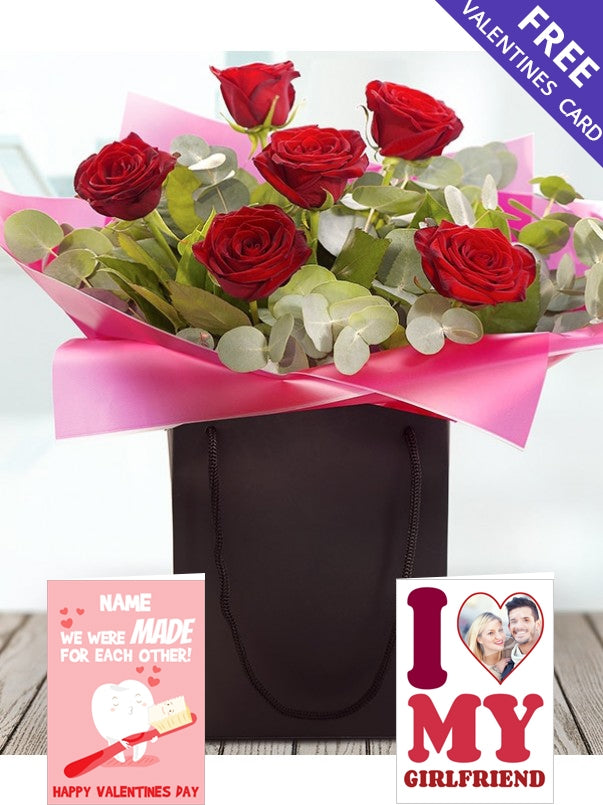 Romance Six Roses