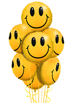 Smiley Balloon Bouquet