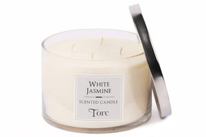 White Jasmine Large Luxury Candle (140 Hrs Burn)