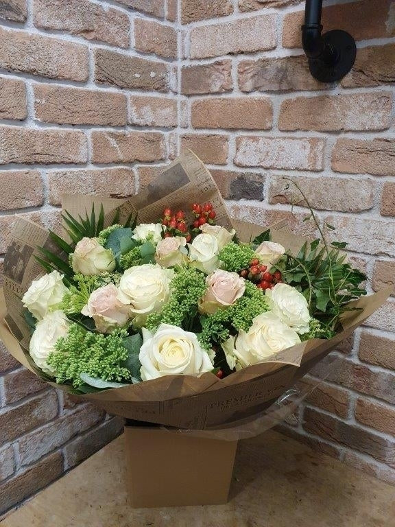 Luxury White Rose Bouquet
