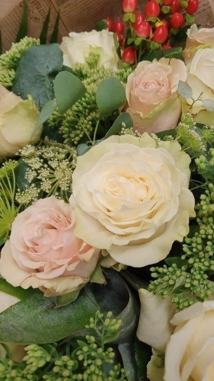 Luxury White Rose Bouquet