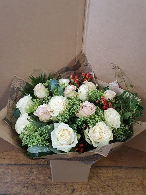 Luxury White Rose Bouquet