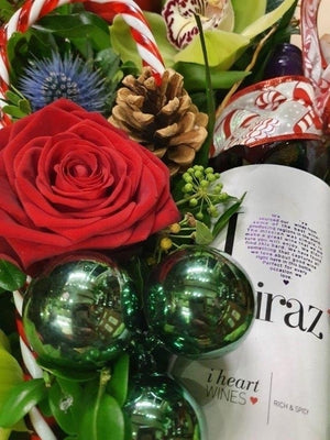 Luxury Christmas Crate With Wine