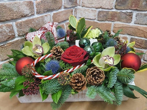 Luxury Christmas Crate With Wine