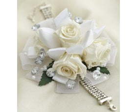Single Rose Wrist Debs Corsage