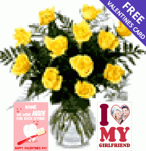 Dozen Yellow Roses