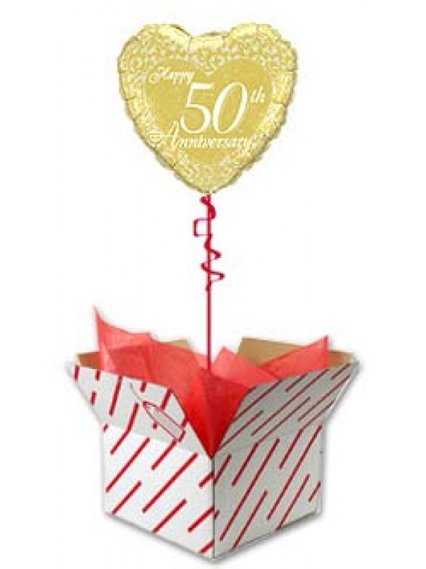 50th Happy Anniversary Balloon Delivery Dublin Ireland